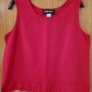 Sag Harbor Sleeveless Blouse, Size 12
